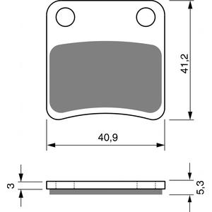 Fékbetét GOLDFREN 303 S3