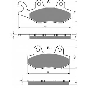 Fékbetét GOLDFREN 334 S3