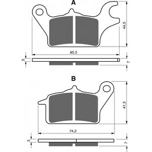 Fékbetét GOLDFREN 336 AD  STREET