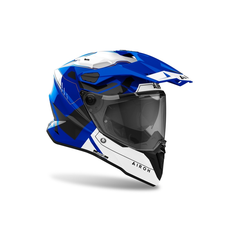 Enduro sisak Airoh Commander 2 Reveal fényes kék