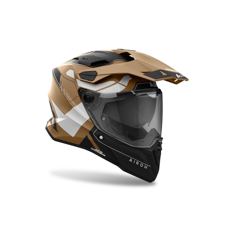 Airoh Commander 2 Reveal Enduro Sisak Matt Homok