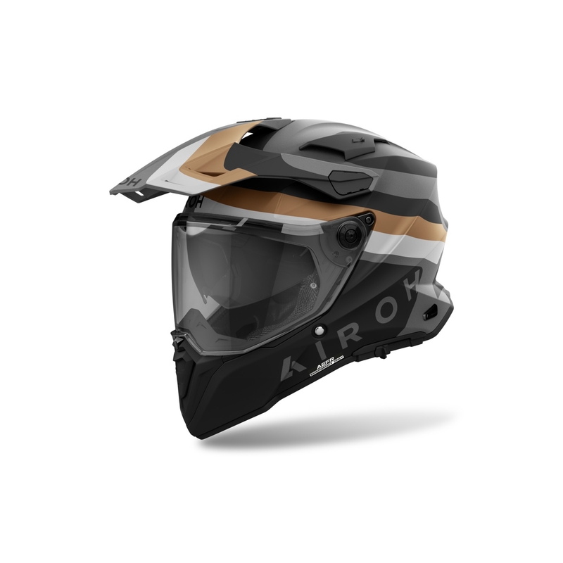 Enduro sisak Airoh Commander 2 Doom matt arany