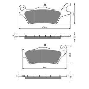 Fékbetét GOLDFREN 381 S3