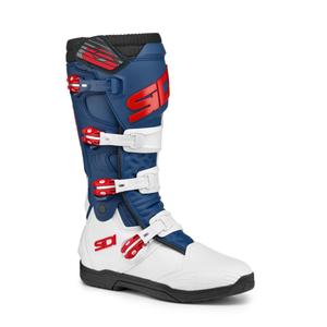 SIDI X POWER SC motoros csizma fehér-kék-piros