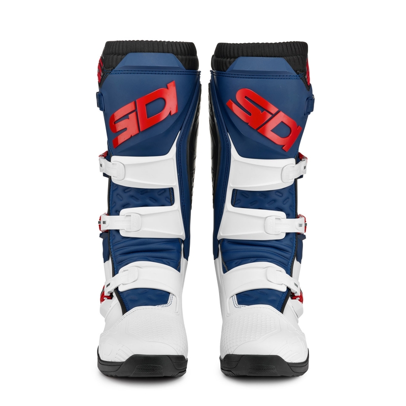 SIDI X POWER SC motoros csizma fehér-kék-piros