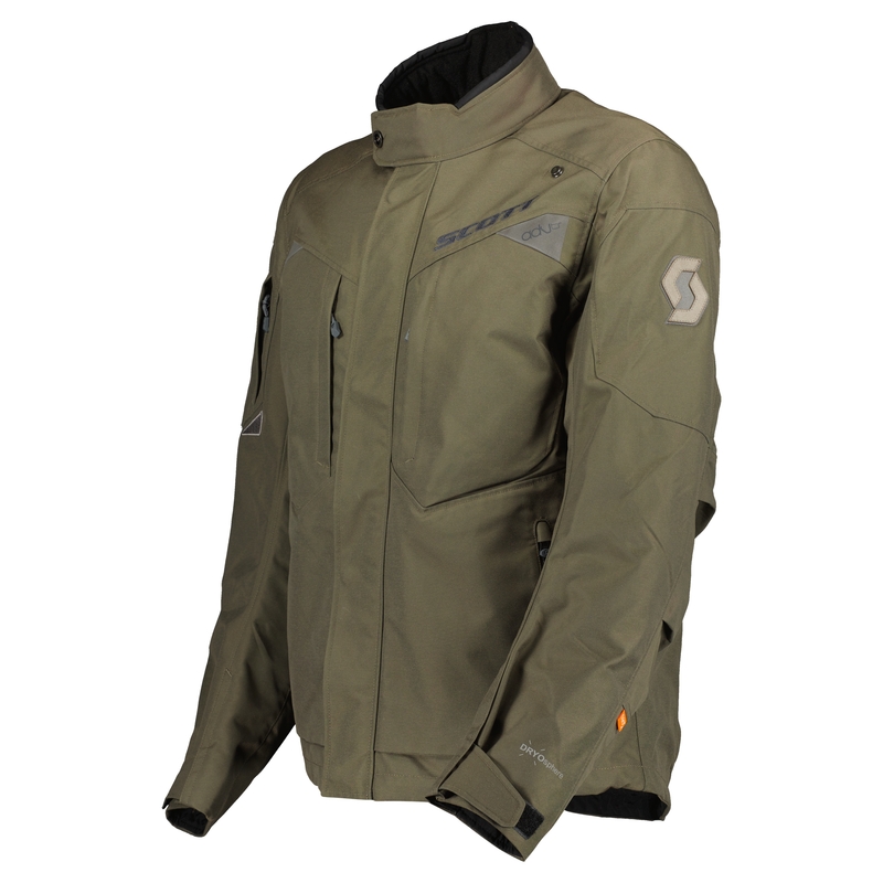SCOTT ADV TERRAIN DRYO motoros kabát fekete-zöld