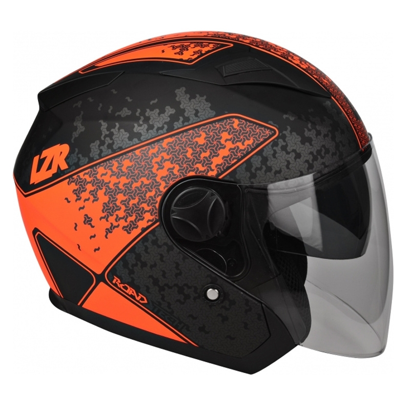 Sisak nyitva Lazer JH-1 Road Tech fekete-fluo piros eladó kiárusítás