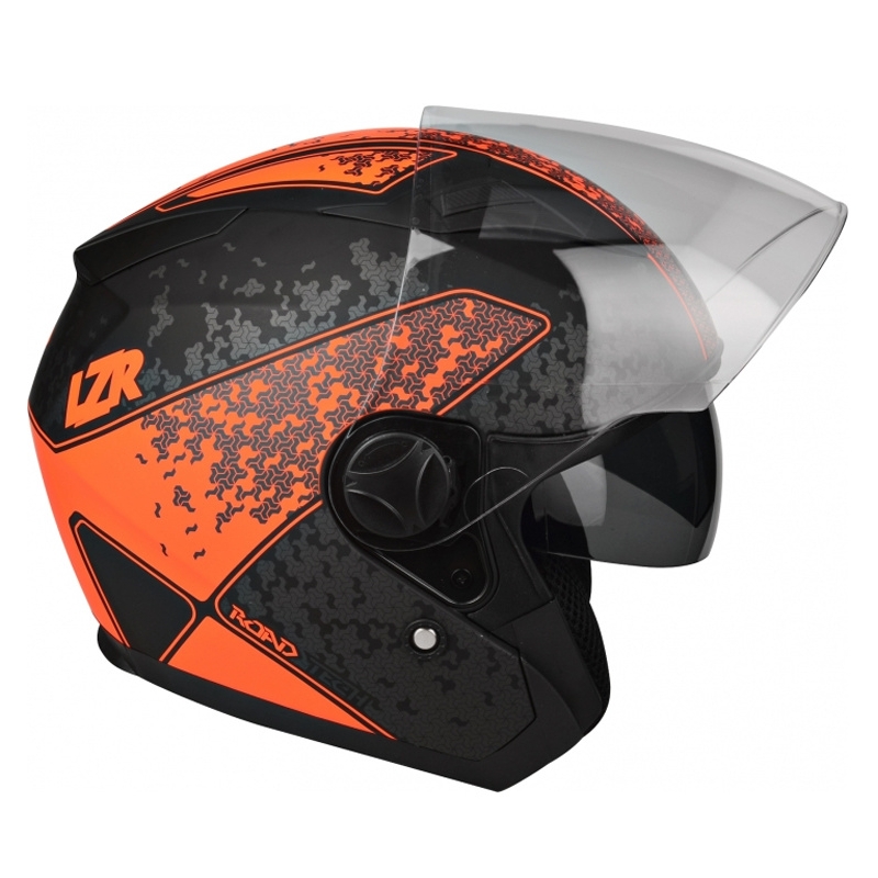 Sisak nyitva Lazer JH-1 Road Tech fekete-fluo piros eladó kiárusítás