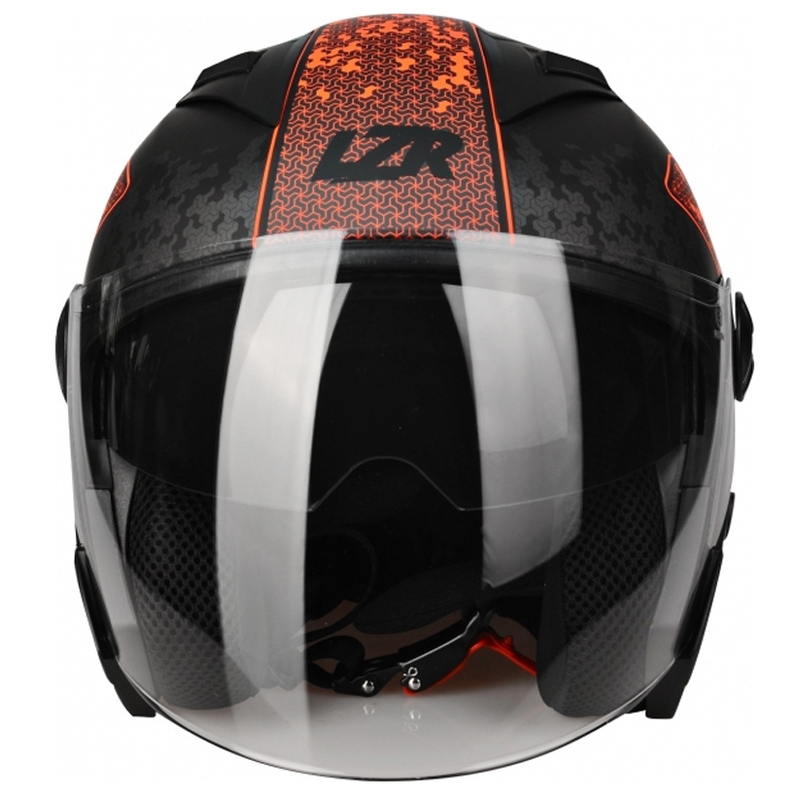Sisak nyitva Lazer JH-1 Road Tech fekete-fluo piros eladó kiárusítás