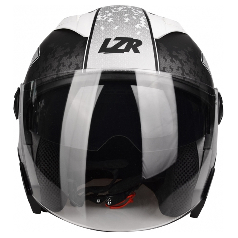 Sisak nyitott Lazer JH-1 Road Tech fekete-fehér matt eladás kiárusítás