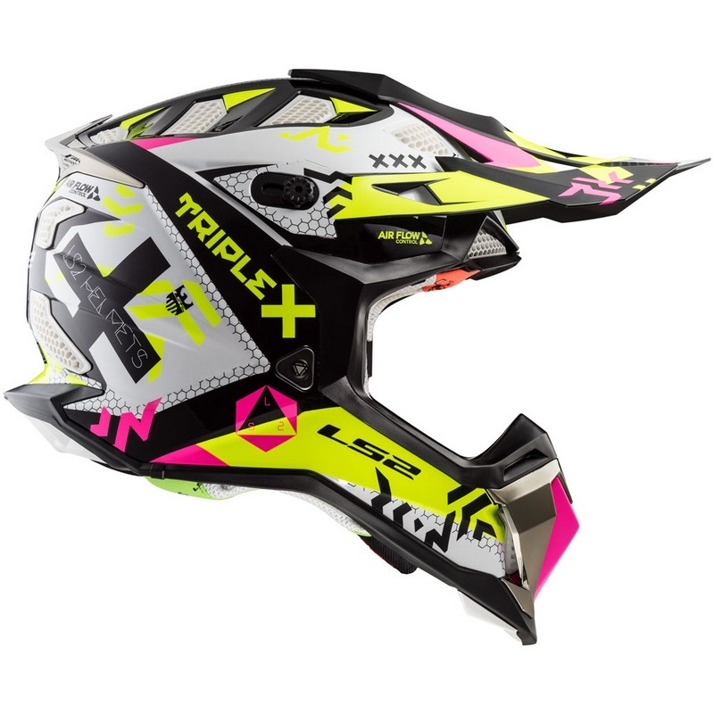 Sisak LS2 MX470 Subverter fekete-rózsaszín-fluo sárga kiárusítás