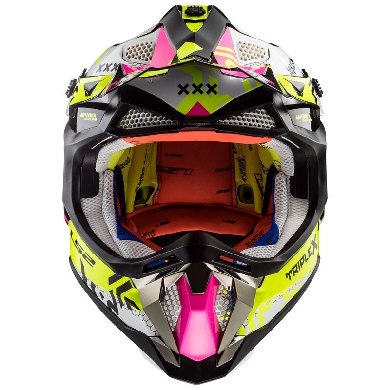 Sisak LS2 MX470 Subverter fekete-rózsaszín-fluo sárga kiárusítás