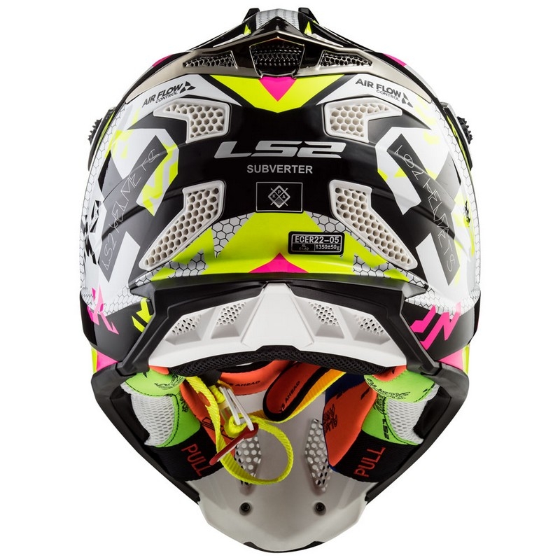 Sisak LS2 MX470 Subverter fekete-rózsaszín-fluo sárga kiárusítás