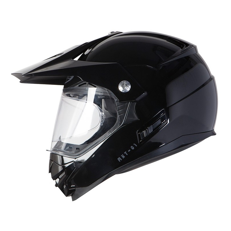 Enduro sisak Ózon MXT-01 Pinlock Ready fekete fényes