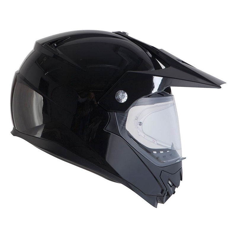 Enduro sisak Ózon MXT-01 Pinlock Ready fekete fényes