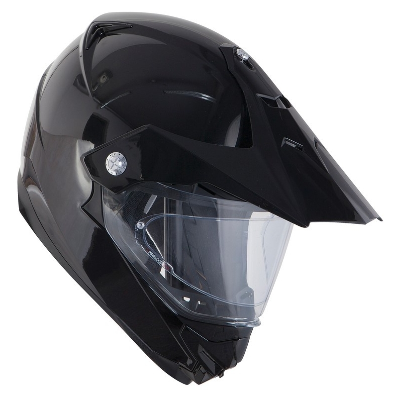 Enduro sisak Ózon MXT-01 Pinlock Ready fekete fényes