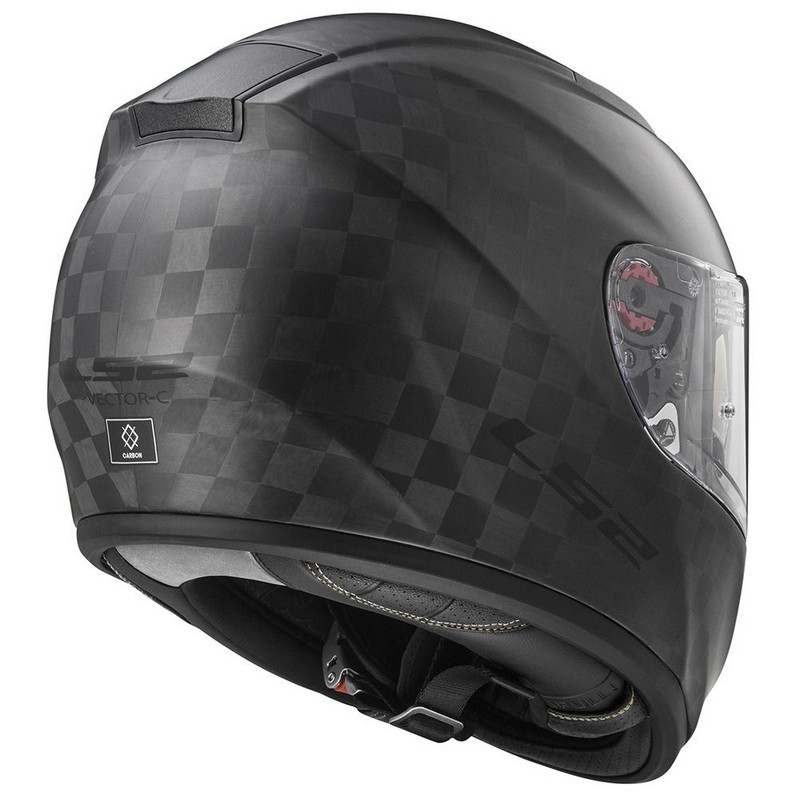 Motoros sisak LS2 FF397 Vector solid carbon fekete matt eladó kiárusítás