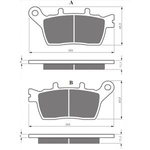 Fékbetét GOLDFREN 424 S3