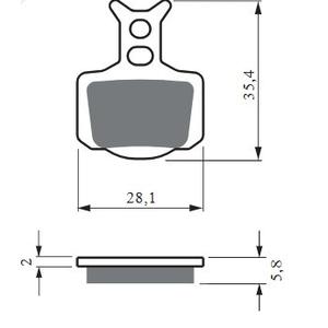 Fékbetét GOLDFREN 439 S33 OFF-ROAD REAR