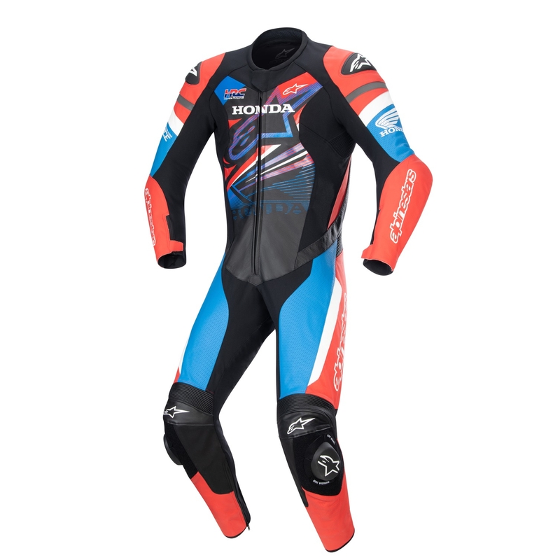 Alpinestars GP Force Honda motoros overál fekete-piros fluo-fehér