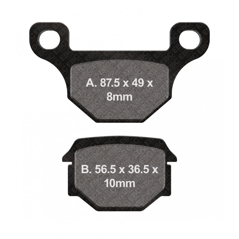 Fékbetét EBC részére DERBI Atlantis 50 2T 2007-2011, DERBI Atlantis 50 4T 2007-2009