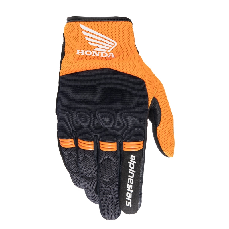 Alpinestars Copper Honda motoros kesztyű fekete-narancs