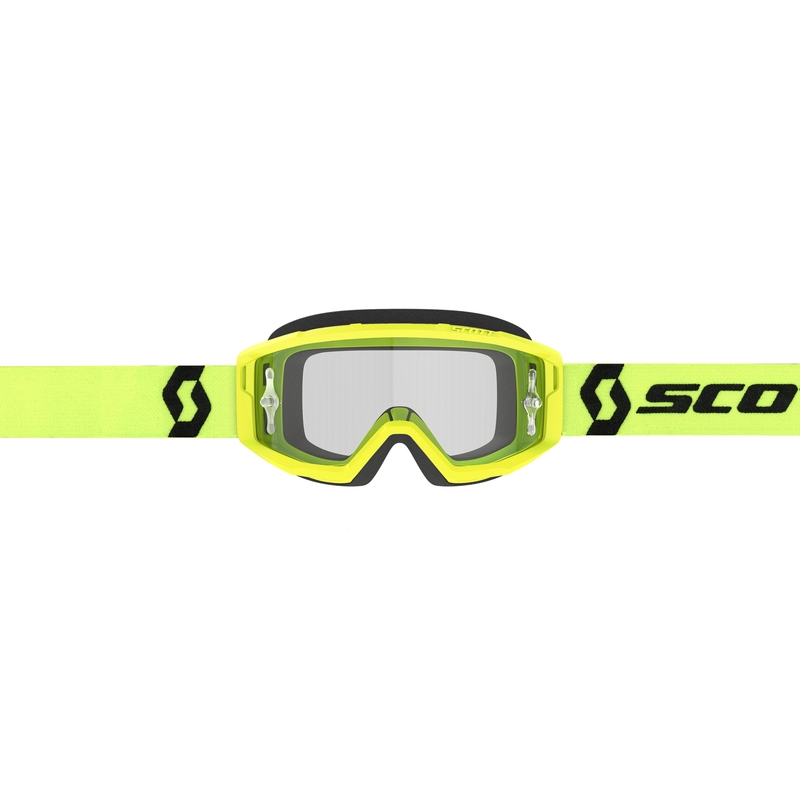 SCOTT PRIMAL CLEAR motokrossz szemüveg fekete-fluo sárga