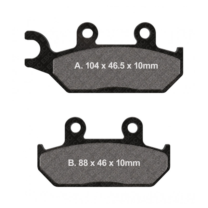 Fékbetét EBC részére YAMAHA XT 600 E 1990-2003, YAMAHA XTZ 660 Tenere 1991-1998