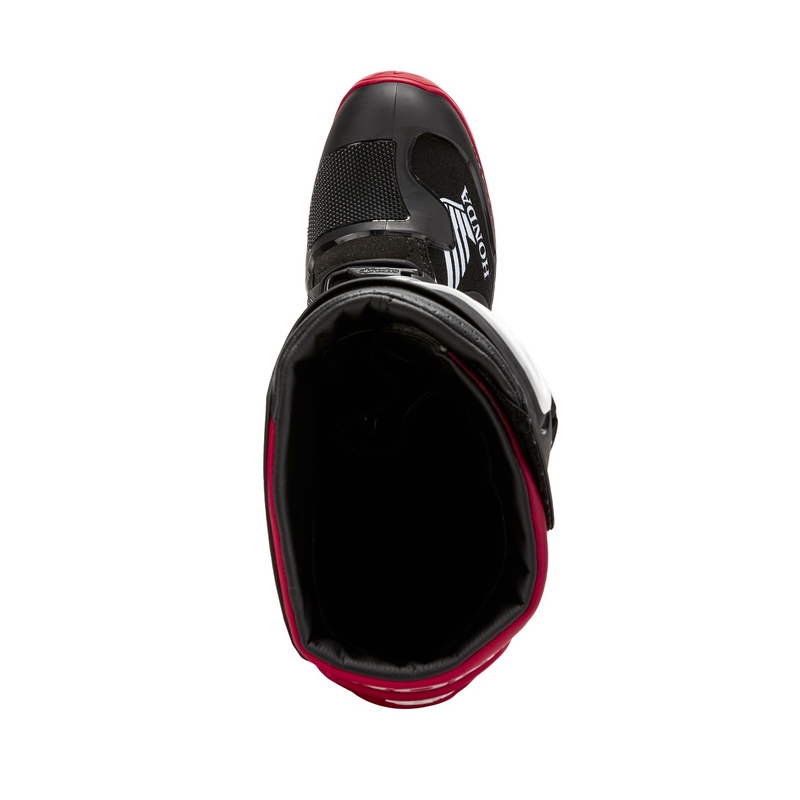 Alpinestars Tech 7 Enduro Drystar Honda motoros csizma fekete-piros