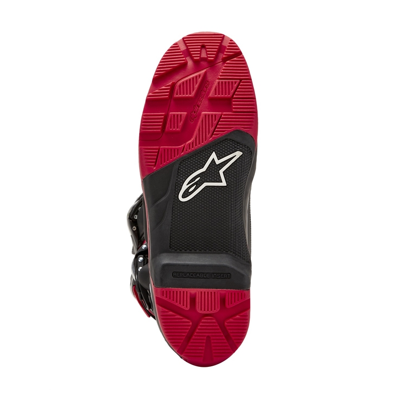 Alpinestars Tech 7 Enduro Drystar Honda motoros csizma fekete-piros