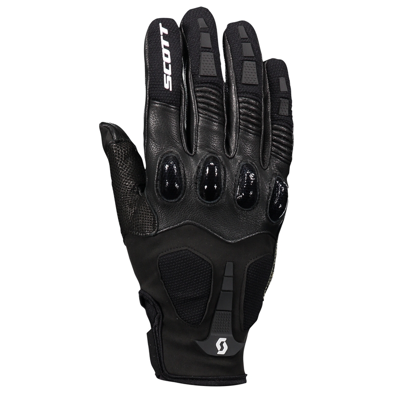 SCOTT ASSAULT PRO bőr motoros kesztyű fekete-fehér