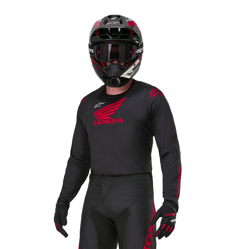 Alpinestars Racer Iconic Honda Collection motocross mez fekete-piros