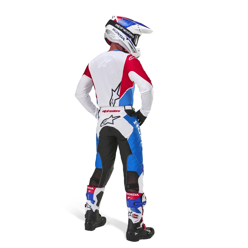 Alpinestars Racer Iconic Honda kollekció motocross mez fehér-kék-piros-fekete