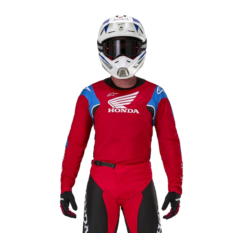 Alpinestars Racer Iconic Honda Collection motocross mez piros-fekete-kék-fehér