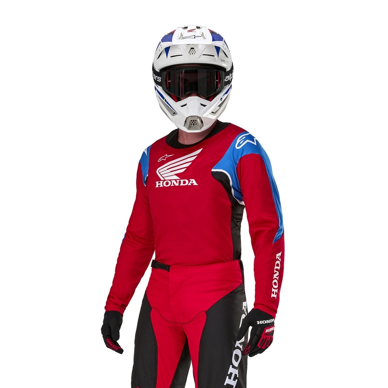 Alpinestars Racer Iconic Honda Collection motocross mez piros-fekete-kék-fehér