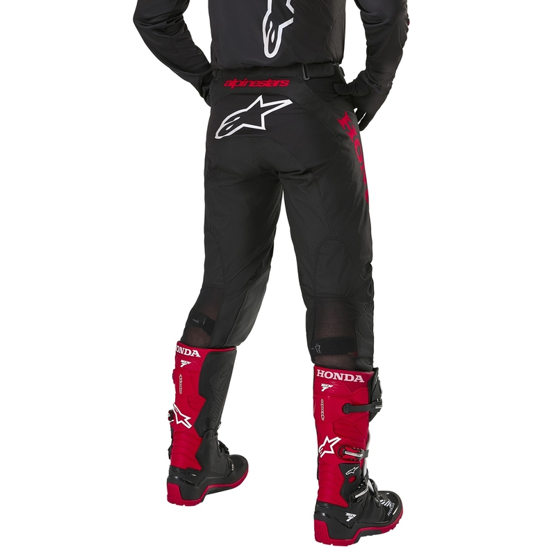 Alpinestars Racer Iconic Honda Collection motocross nadrág fekete-piros