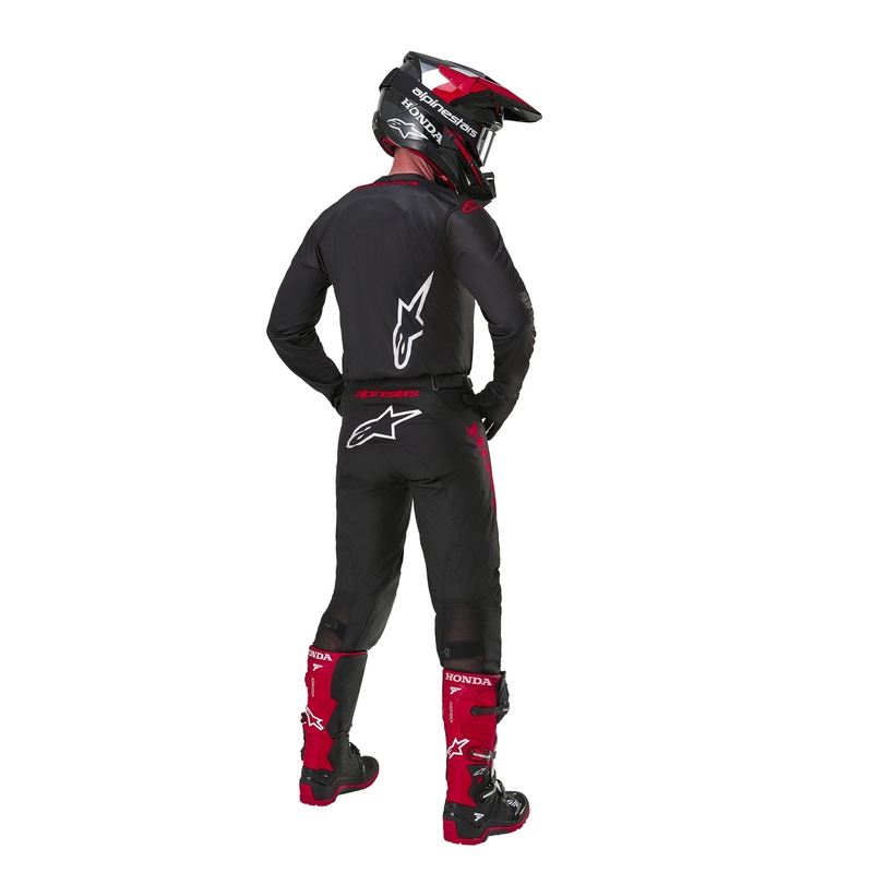 Alpinestars Racer Iconic Honda Collection motocross nadrág fekete-piros