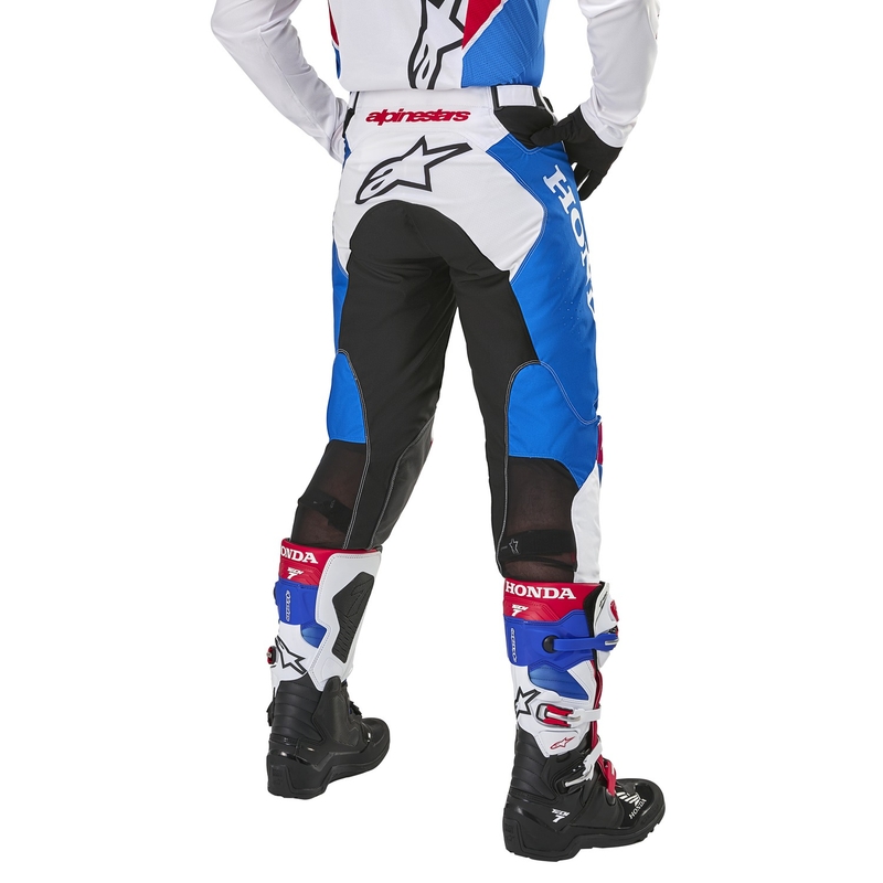 Alpinestars Racer Iconic Honda kollekció motocross nadrág fehér-kék-piros-fekete