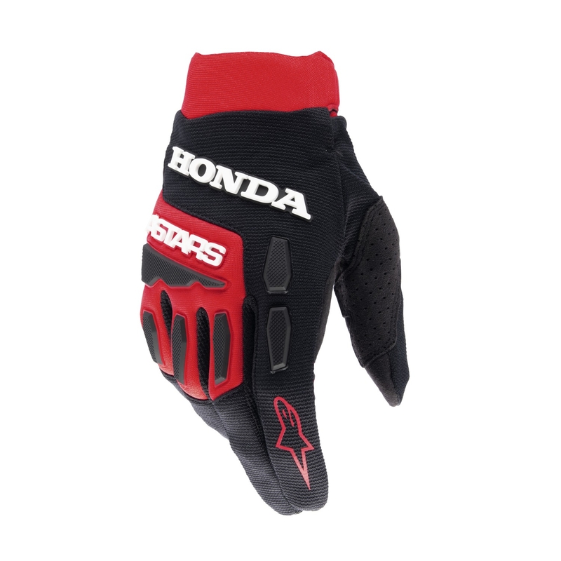 Alpinestars Full Bore Honda Collection motocross kesztyű piros-fekete