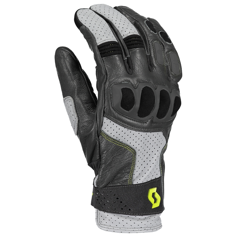 SCOTT SPORT ADV bőrkesztyű szürke-zöld