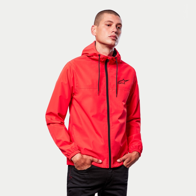 Alpinestars Treq Windbreaker kabát fluo-piros fekete