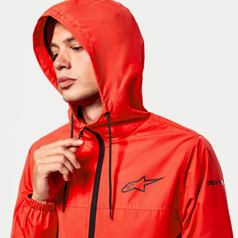Alpinestars Treq Windbreaker kabát fluo-piros fekete