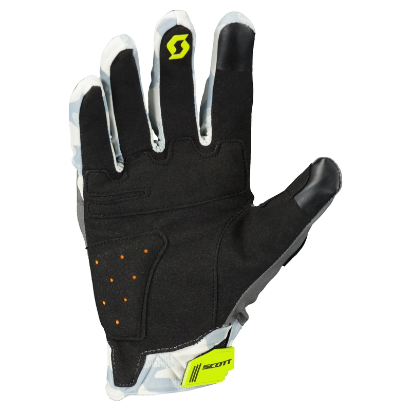 SCOTT X-PLORE D3O motoros kesztyű szürke-sárga