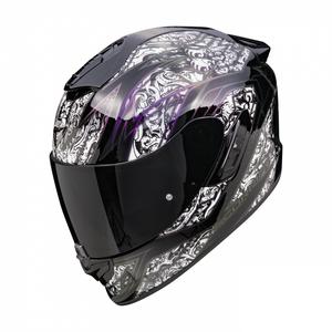 Integrální helma na motorku Scorpion EXO-1400 EVO II Air Fantasy černo-bílá