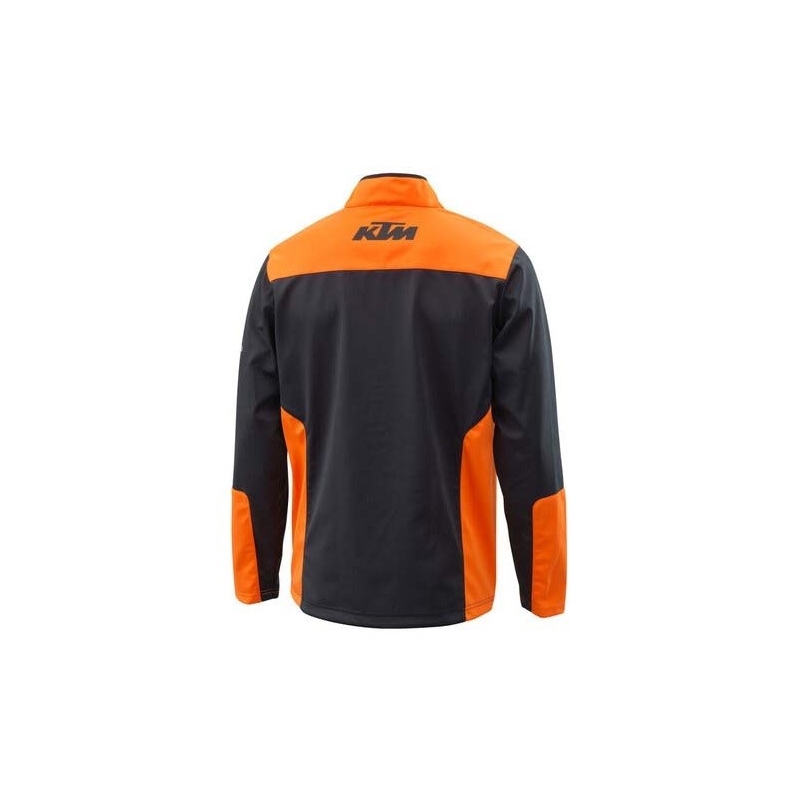 KTM X-Bow Replica Team Softshell kabát fekete-narancssárga