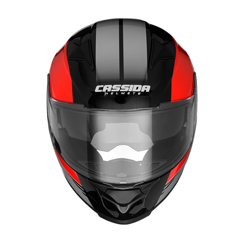 Sisak motorkerékpárhoz Cassida Apex Jawa - piros-fekete-szürke