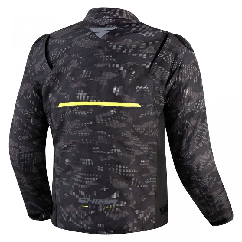 Shima Drift motoros kabát camo-fekete