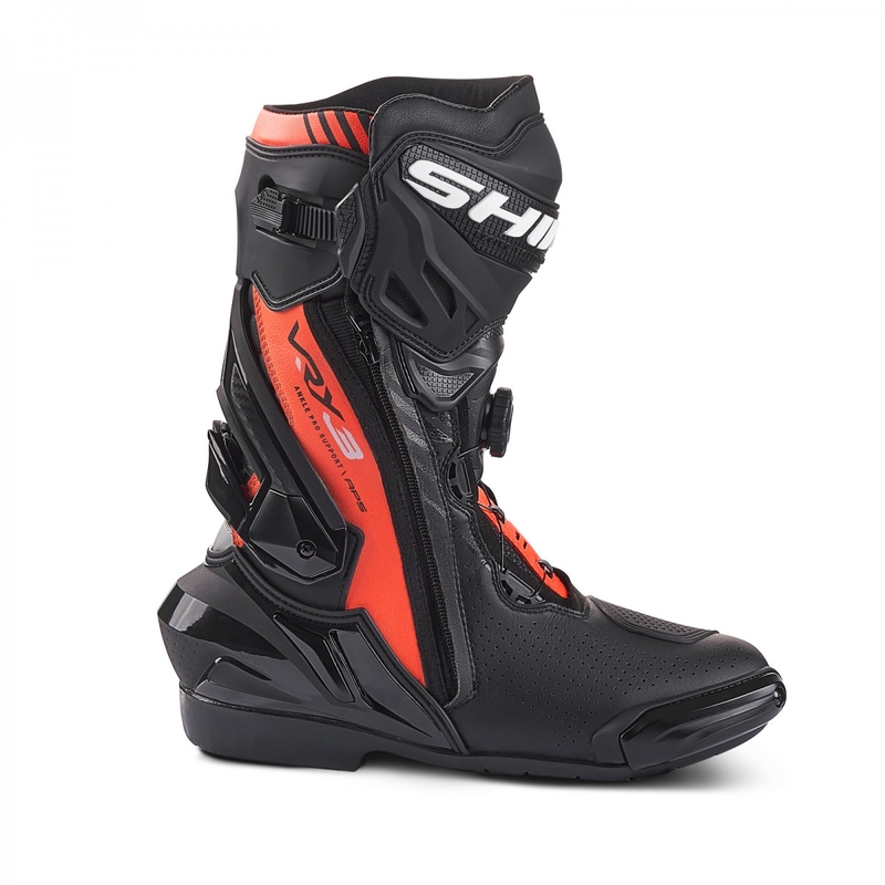 Shima VRX-3 motoros csizma fekete-piros