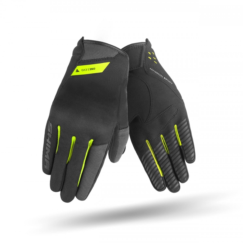 Shima One EVO motoros kesztyű fluo sárga-fekete