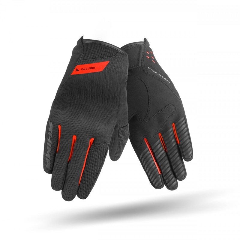 Shima One EVO motoros kesztyű fekete-piros